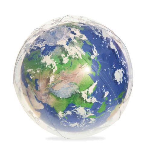 ballon gonflable globe terrestre led
