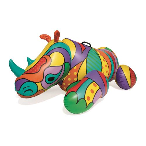 rhino gonflable fashion pop pour piscines et jardins