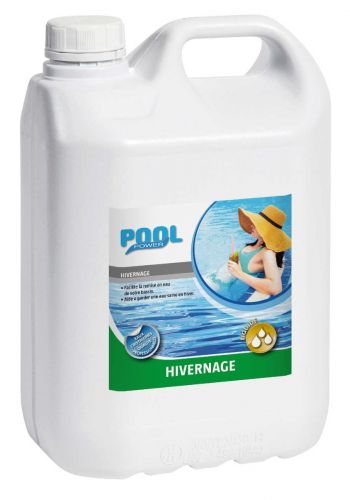 Produit d'hivernage pour piscine qui reste en eau durant l'hiver.