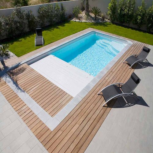 Volet encastré roussillon pour piscine neuve