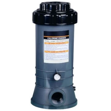 Distributeur chlore on-line capacite 2kg avec vanne de debit 