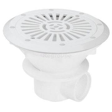 Bonde de fond pour piscine béton et liner - Pièce à sceller