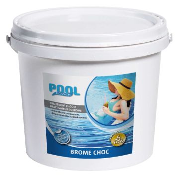Brome choc en granule de 5 kg pour traitement piscine