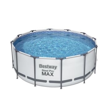 Piscine steel pro max D396cm H 122cm