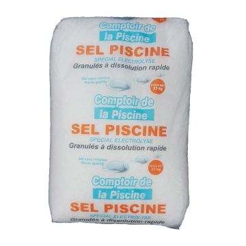 Sac de sel de 25 kg en cristaux pour piscine