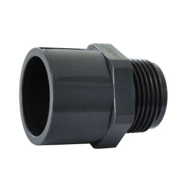 raccord de piscine- pvc embout fileté femelle Ø50 mm - M 1" 1/2