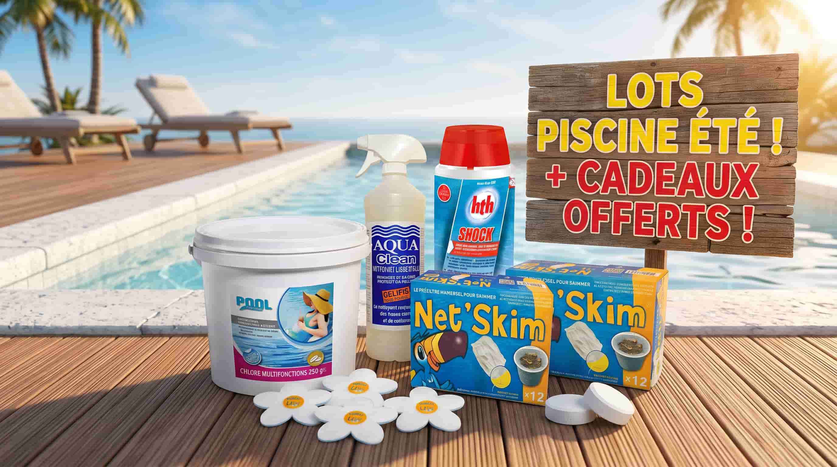 Produits vendus par lots avec cadeaux
